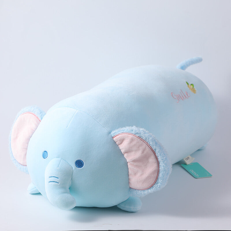 Peluche carino elefante bambino lungo tiro cuscino bambola-50cm