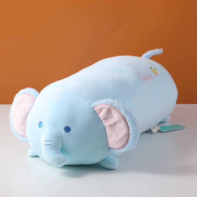 Peluche carino elefante bambino lungo tiro cuscino bambola-50cm