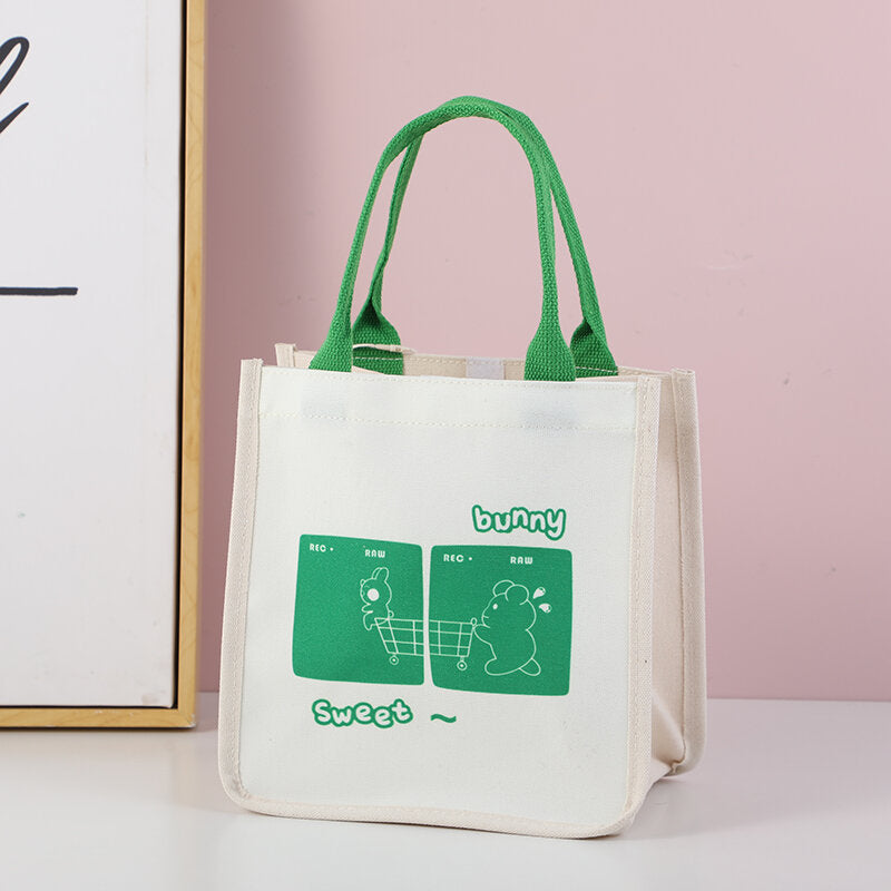 Coppia orso coniglio borsa