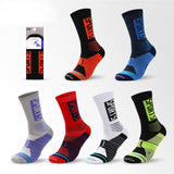 Calzini da uomo in cotone a metà polpaccio per la moda sportiva del basket