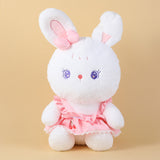 Peluche bambola coniglio con gonna di ciliegie -40 cm