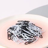 Graffette in scatola da 28 mm in bianco e nero - 100 pz.