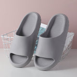 Pantofola semplice da uomo grigio taglia 40-41