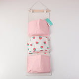 Borsa appesa alla fragola con tre tasche