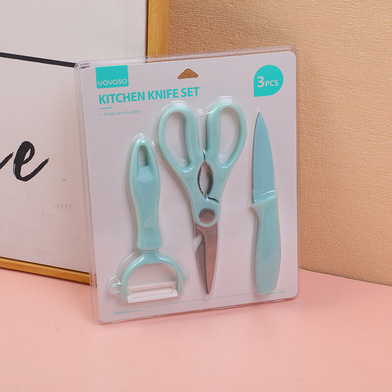 Set coltelli da cucina (blu)