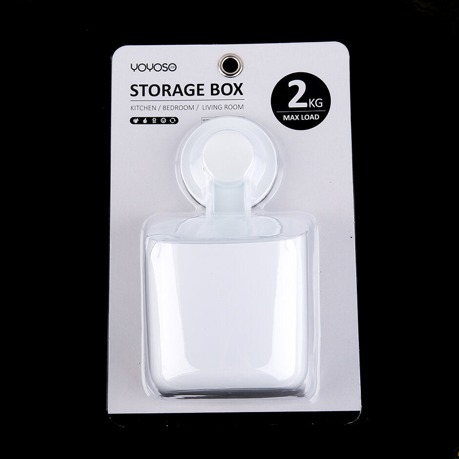 Portaspazzolino creativo ad aspirazione da parete