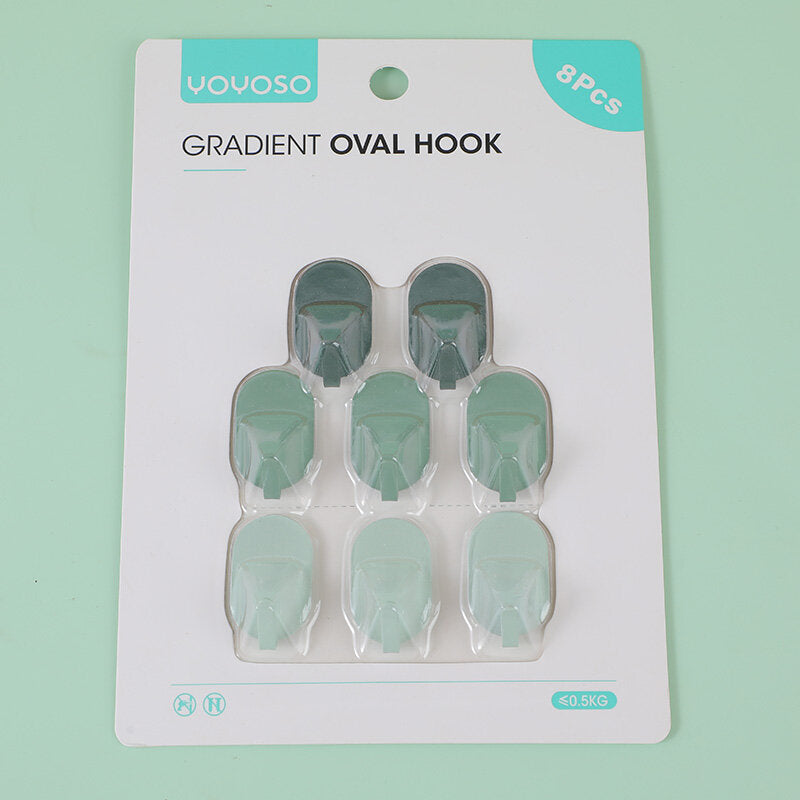 Gancio ovale sfumato 8pz