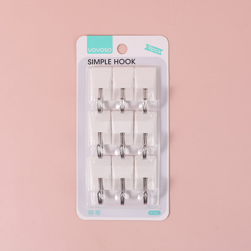 Gancio piccolo gancio multiplo confezionato 9 pezzi