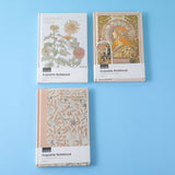 Taccuino cartonato A5-serie di timbri a freddo del museo dell'impressione mucha-pagine a righe orizzontali