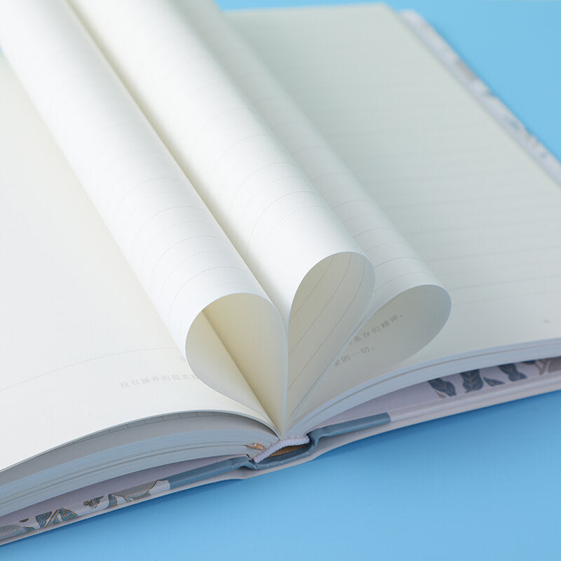 Taccuino cartonato A5-serie di timbri a freddo del museo dell'impressione mucha-pagine a righe orizzontali