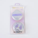 FlawlessCottonCandyPowderPuff2 pezzi (con scatola portaoggetti)