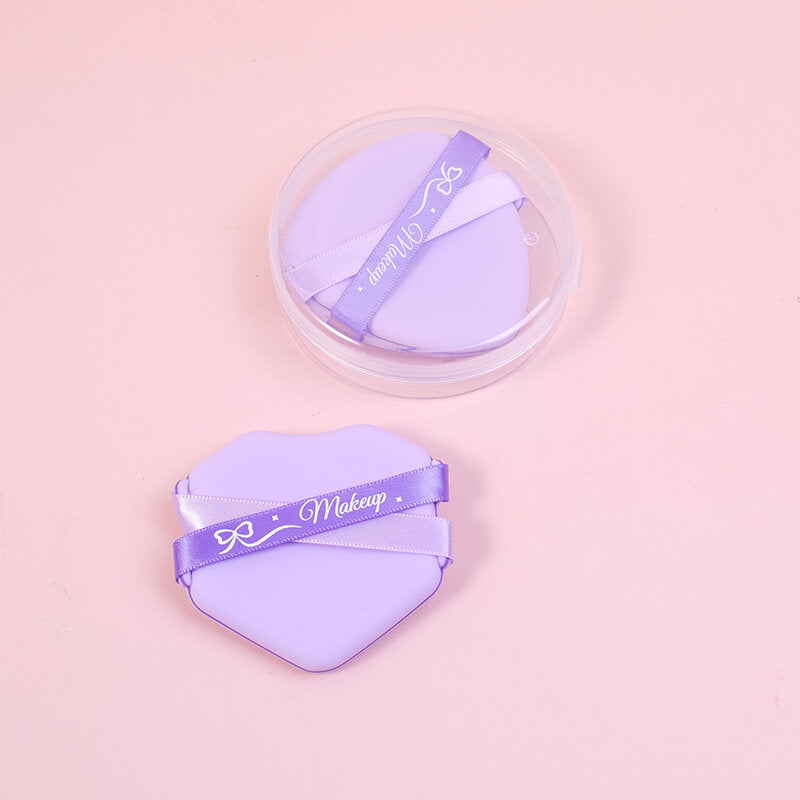 Piumino per cipria con doppio nastro idrofilo, 2 pezzi