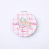 Specchio rotondo alla moda con decorazioni in acrilico dei cartoni animati