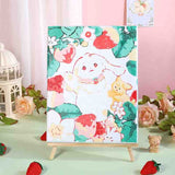 Giardino delle fragole pittura a olio digitale fai da te