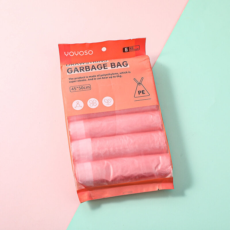 Sacchetto per rifiuti con coulisse