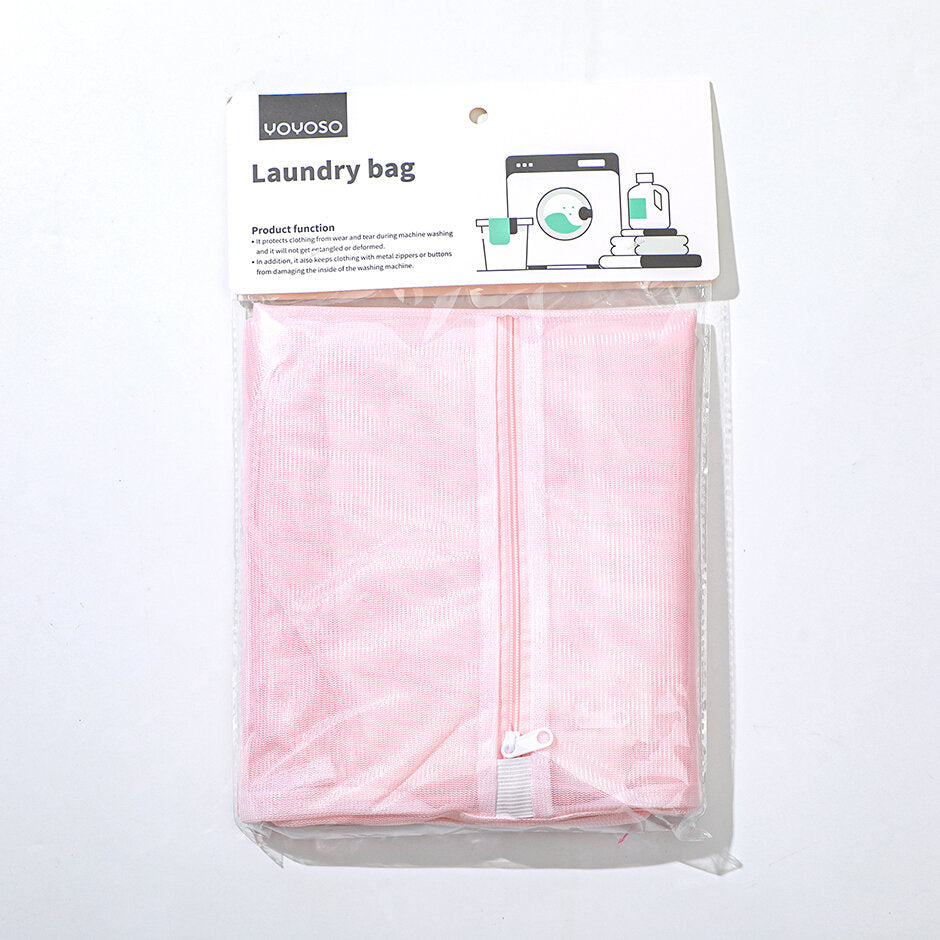 Set di tre pezzi per il bucato a maglia fine di colore quadrato - rosa