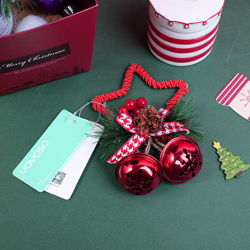 Ornamento di campana pentagramma di Natale