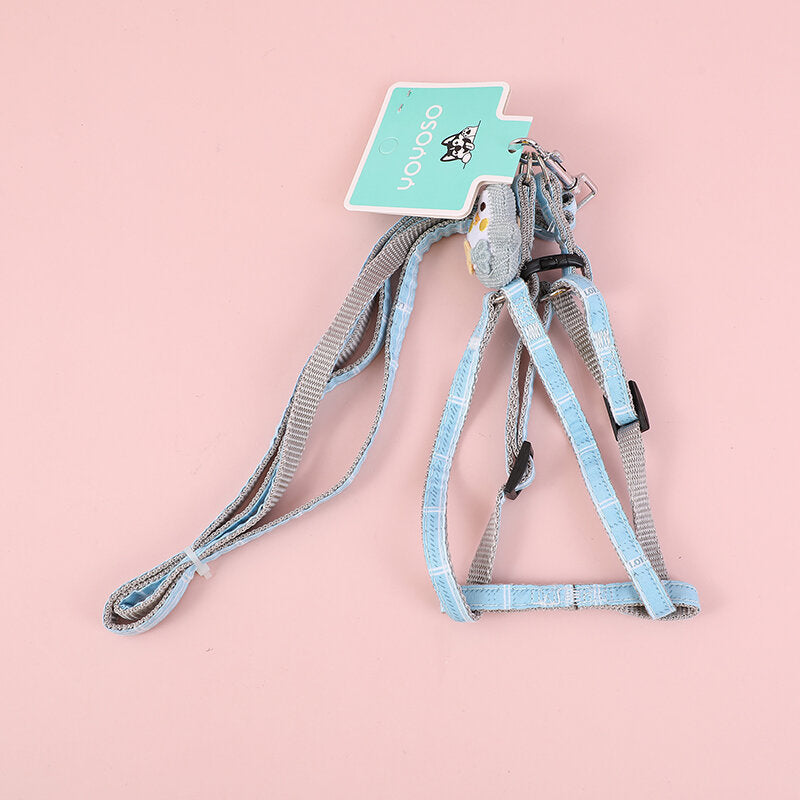 Pettorina e guinzaglio da 1,0 cm del pinguino dei cartoni animati