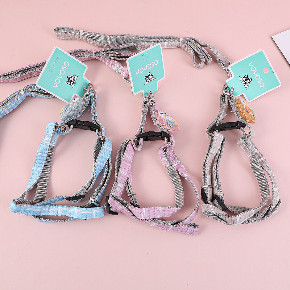 Pettorina e guinzaglio da 1,5 cm del pinguino dei cartoni animati