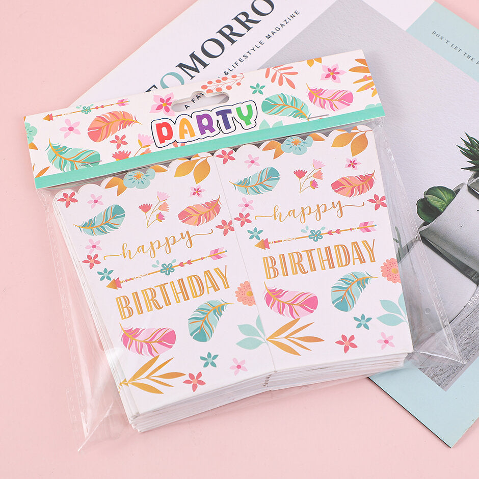 Scatola di popcorn della serie Feather princess (10pz)