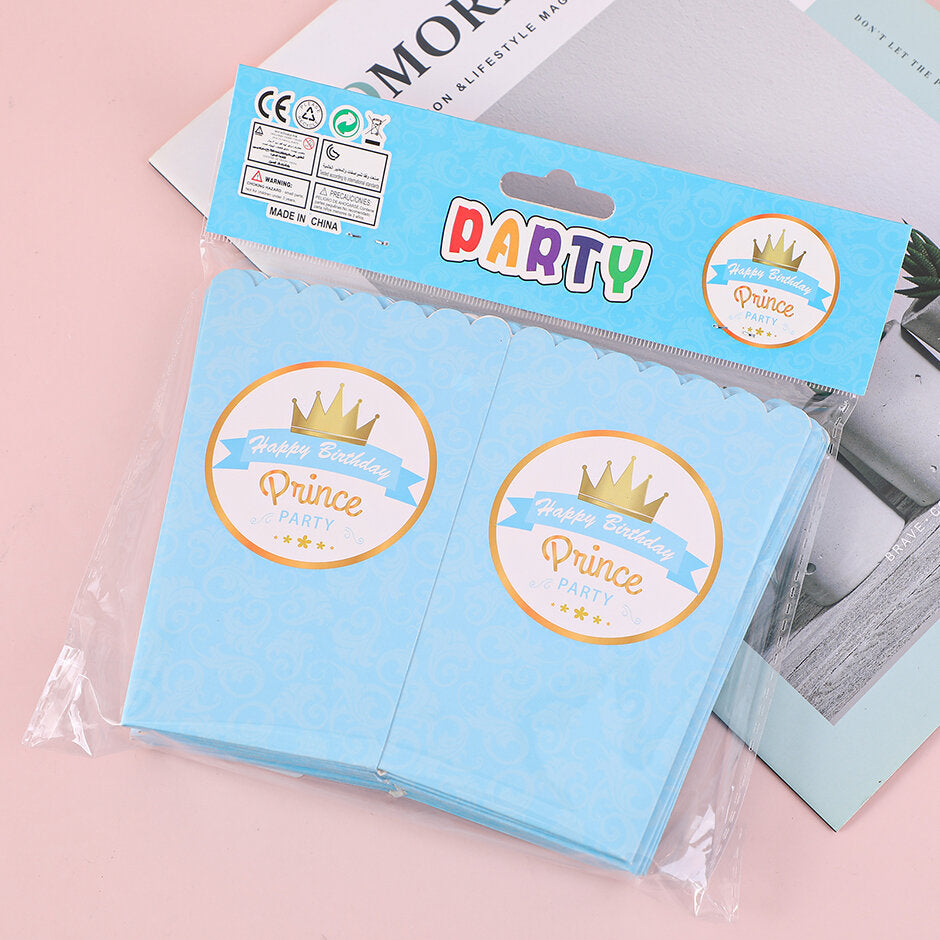 Scatola di popcorn serie principe di bell'aspetto (10pz)