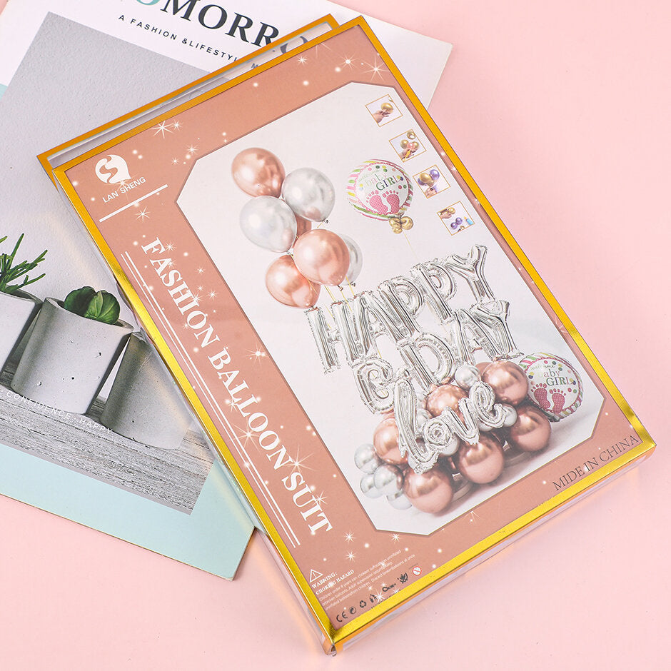 Set di palloncini da festa in scatola F