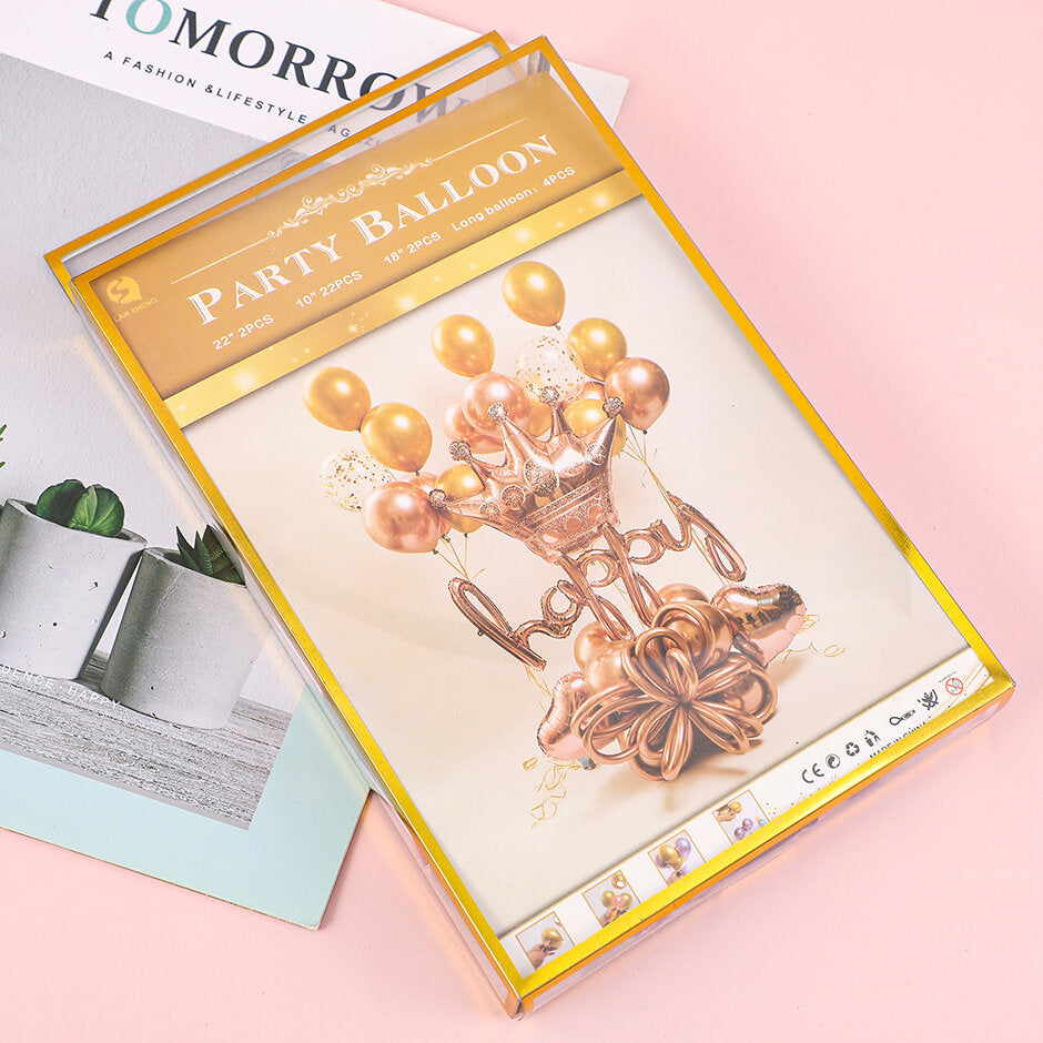 Set di palloncini da festa in scatola L