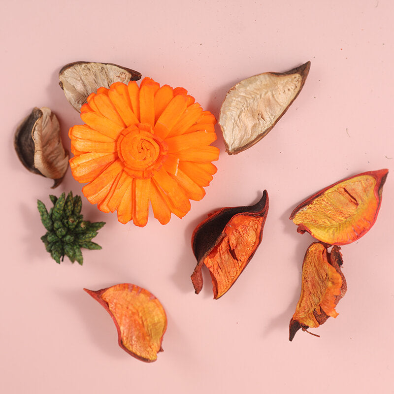Aromaterapia fiori secchi-pesca arancione