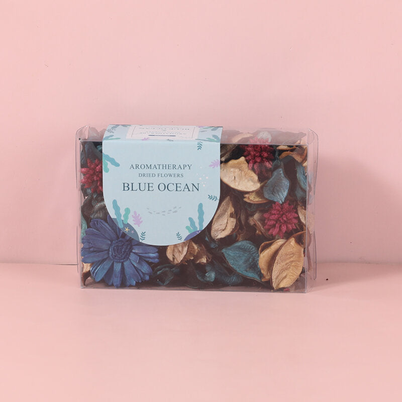Aromaterapia fiore secco-oceano blu