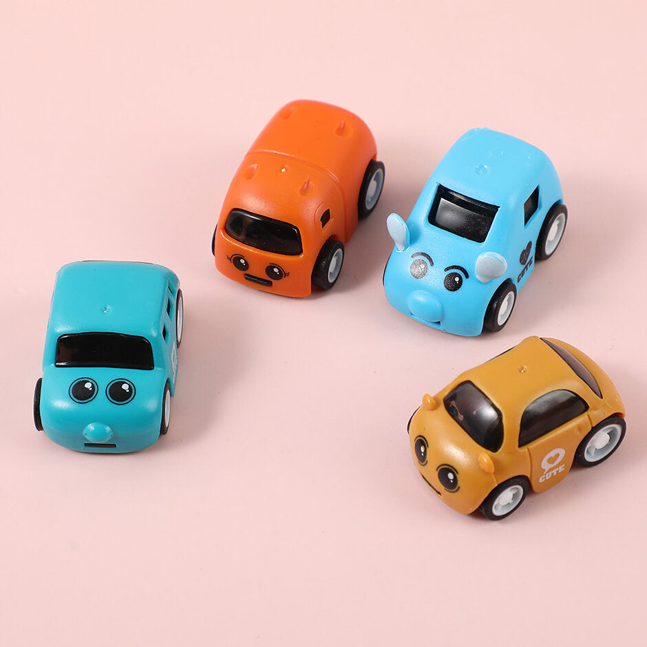 Cartone animato auto inerziale ad alta velocità 4PCS