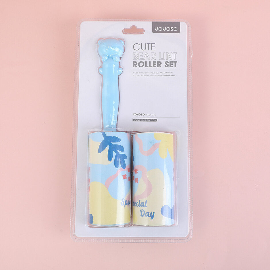 Set di rulli levapelucchi con orsetto