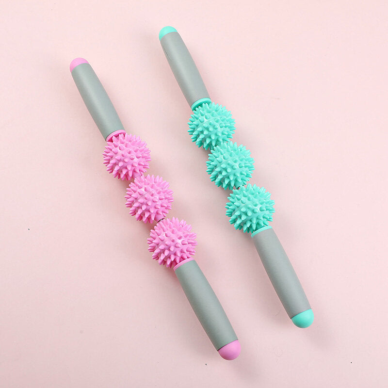 Bastone per il massaggio muscolare con sfere appuntite