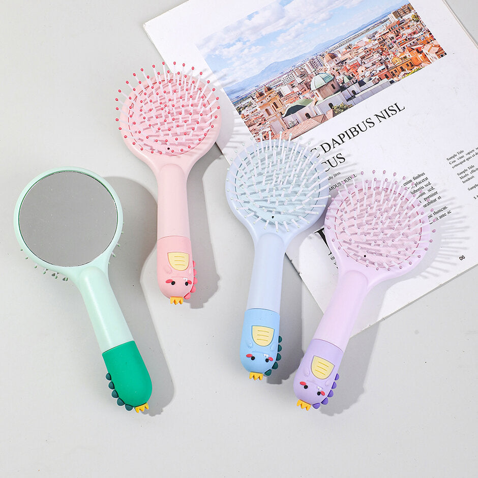 Pettine a specchio del piccolo dinosauro principe che cambia colore