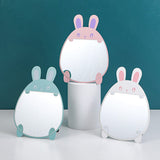 Specchio da tavolo ovale in ferro Rabbit