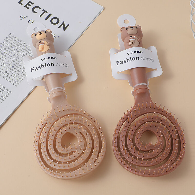 Pettine capelli con orsetto al latte