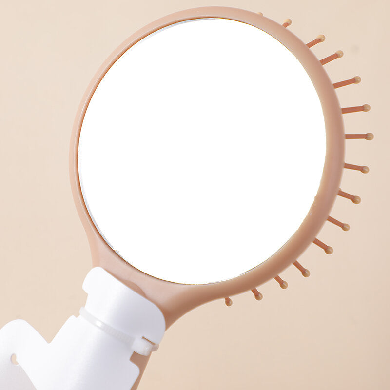 Pettine da massaggio con orsetto al latte e specchio