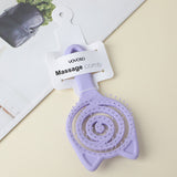 Pettine capelli bagnati e asciutti a testa per gatto - viola