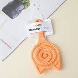 Pettine capelli bagnati e asciutti a testa per gatto - giallo