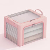 Scatola portaoggetti serie Grid - rosa