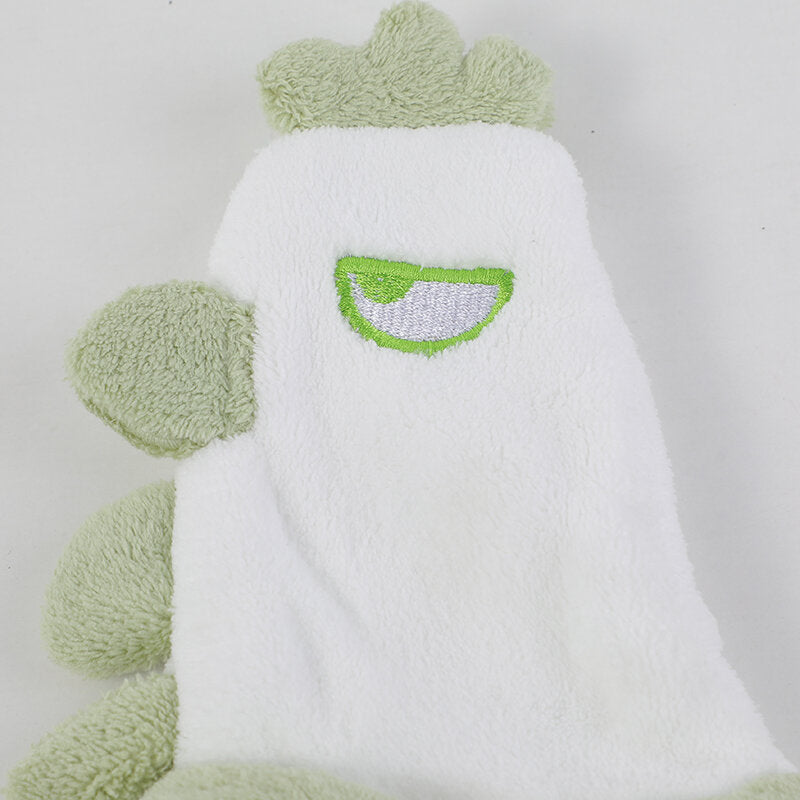 Asciugamano a mano Little Chicken - verde