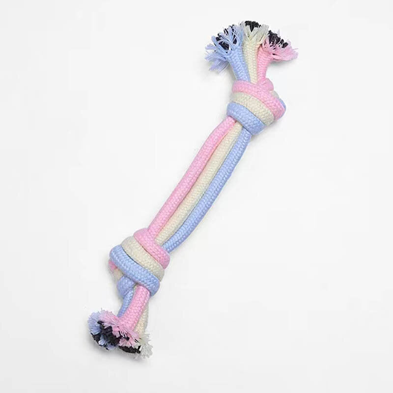 Giocattolo in corda a tre nodi doppi