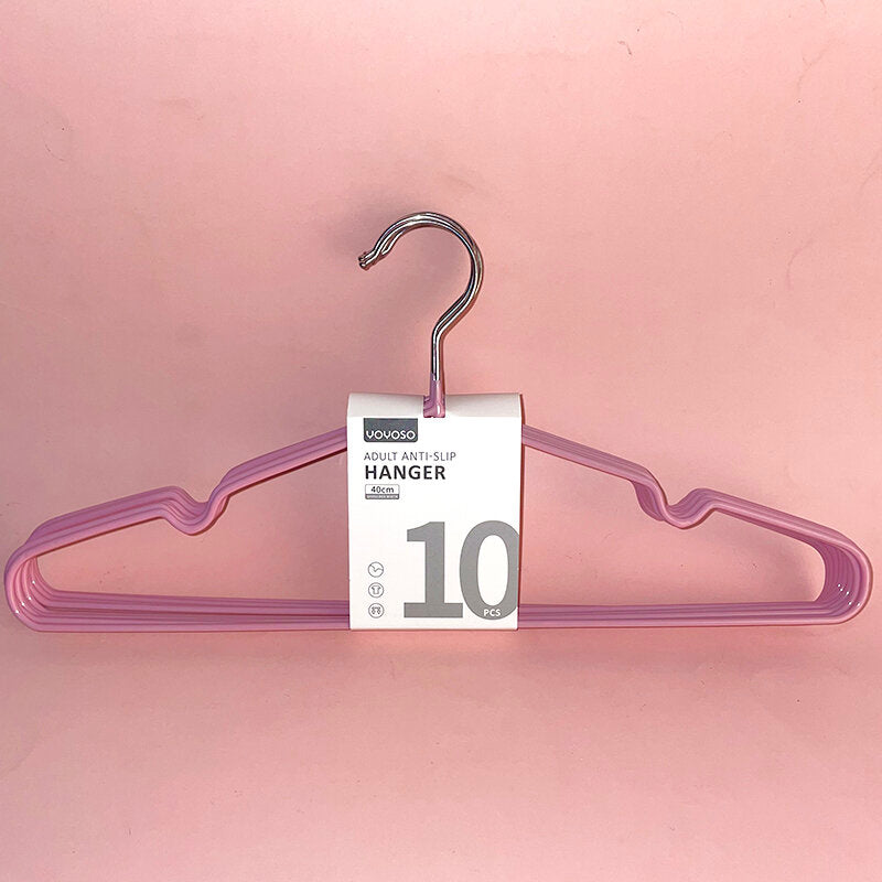 Appendino per adulti antiscivolo a immersione in metallo - Confezione da 10 pezzi - rosa