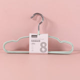 Appendino per bambini antiscivolo a immersione in metallo - Confezione da 8 pezzi - verde