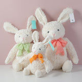 Bambola coniglio con papillon - 45 cm (occhi di plastica)