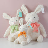 Bambola coniglio con papillon - 35 cm (occhi di plastica)