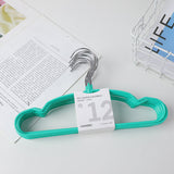 Appendino per bambini rivestito in pvc - 12 pezzi - verde