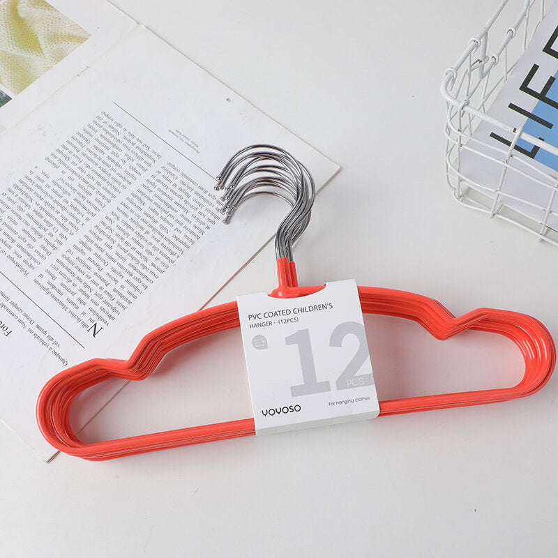 Appendino per bambini rivestito in pvc - 12 pezzi-arancione