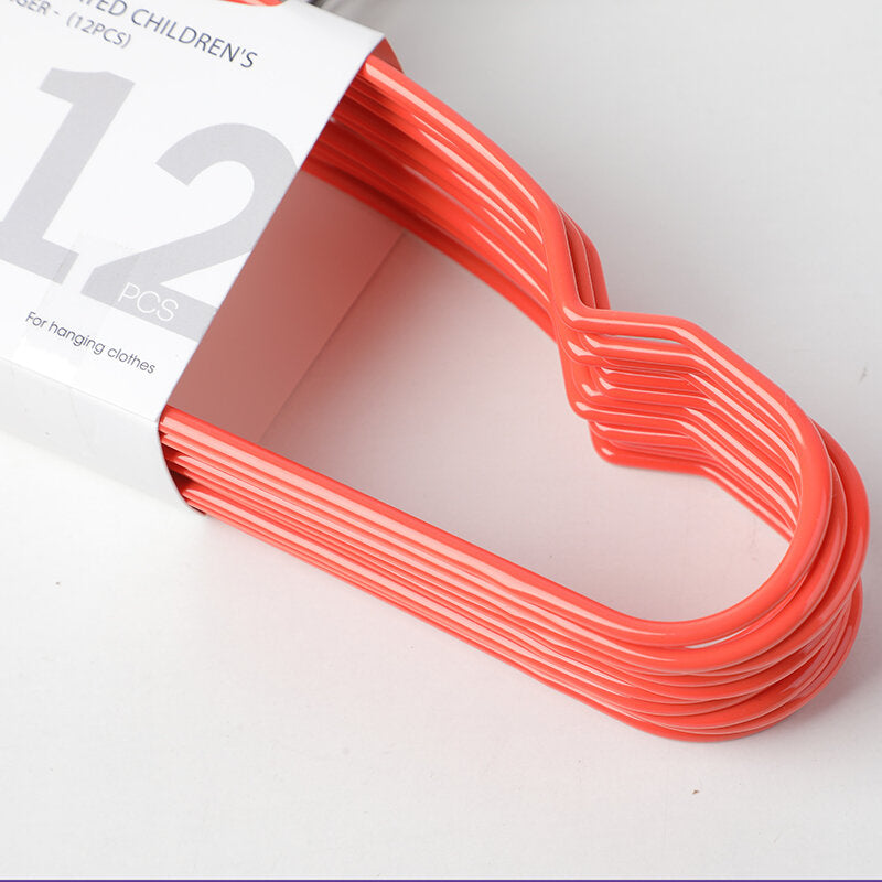 Appendino per bambini rivestito in pvc - 12 pezzi-arancione