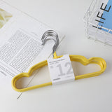 Appendino per bambini rivestito in pvc - 12 pezzi - giallo