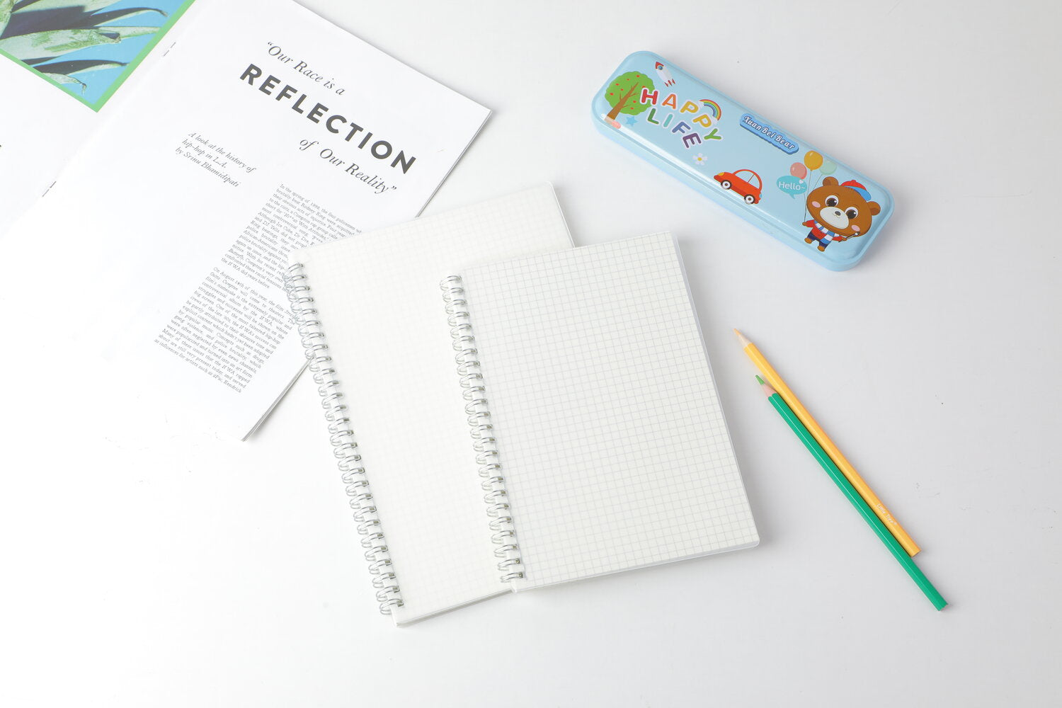 B5 Quaderno di base in PP con griglia